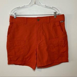 Simms Women’s Burnt Orange Fishing/Water Shorts. Size Medium